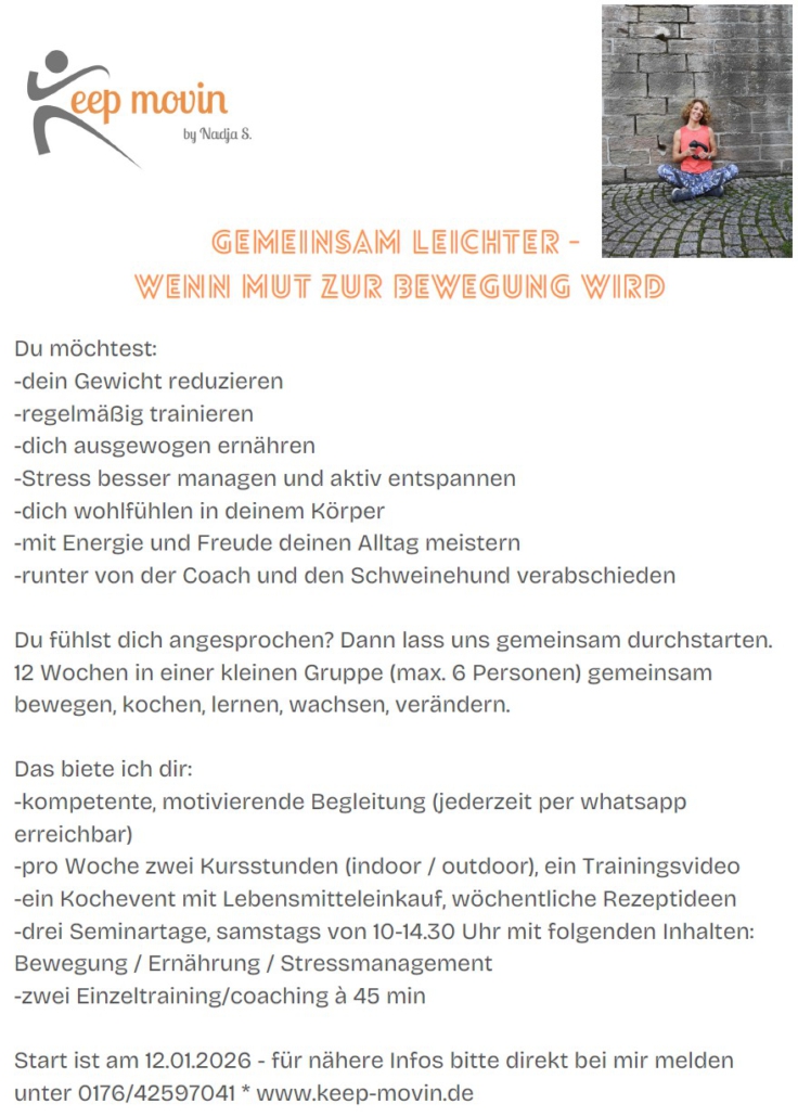 Flyer zum Programm "Gemeinsam leichter"